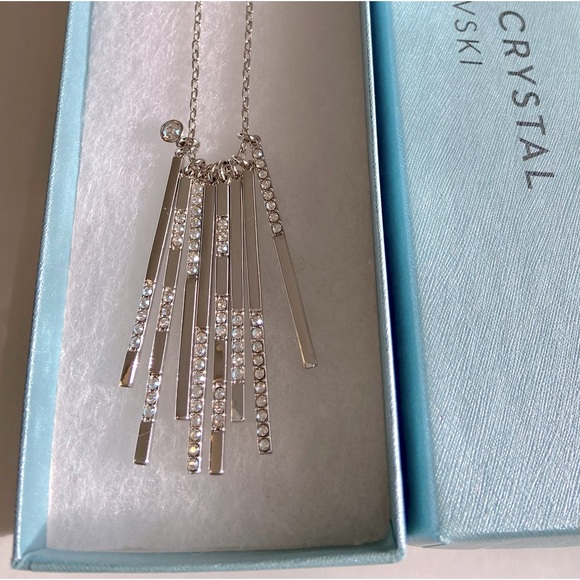 Touchstone Crystal By Swarovski Sparkling Sticks Necklace - Picture 1 of 10